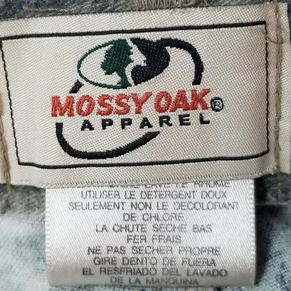 Mossy Oak Cargo Pants Mens 2XL 42x32‎ Brown Camouflage Adjustable Waist Hunting